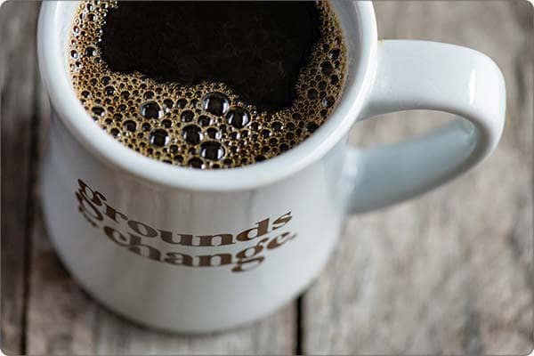 Grounds for Change Diner-Style Logo Mugs (14 oz)