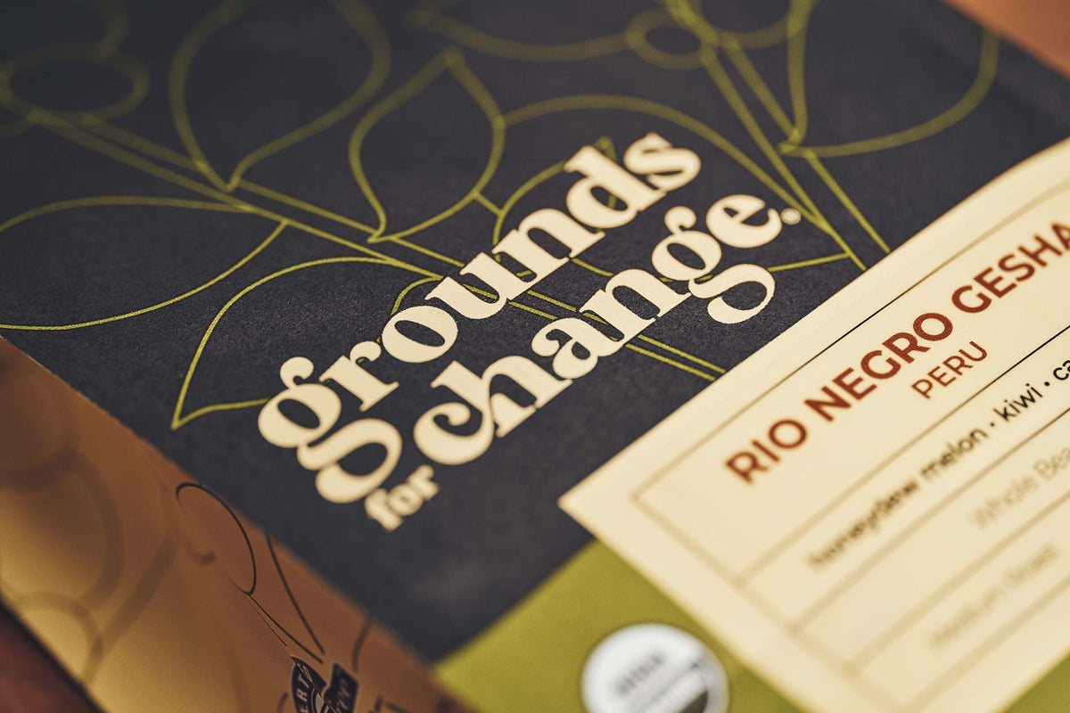 Grounds for Change fair trade organic coffee roaster since 2003.