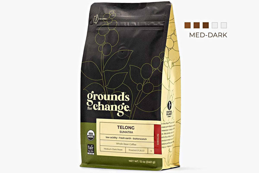 Sumatra Telong - Grounds for Change Fair Trade Organic Coffee